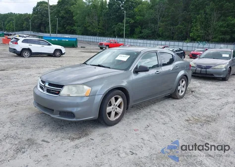 2013 Dodge Avenger Se from USA, damaged, VIN 1C3CDZAB0DN648988